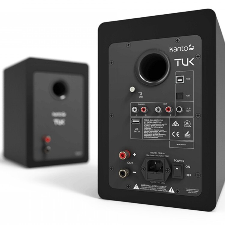 Kanto TUK Premium Bluetooth Özellikli Aktif Hoparlör Siyah