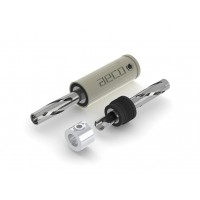 Aeco ABP 1111R Rhodium Banana Plug 4 Adet Fiyatıdır