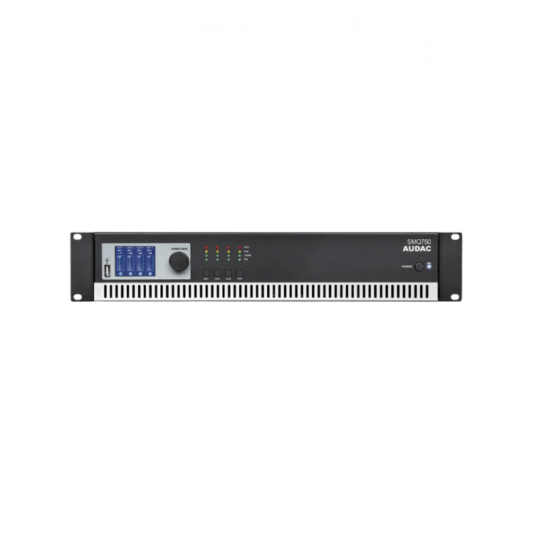 Audac SMQ750 Dört Kanallı Güç Amplifikatörü 4 x 750W