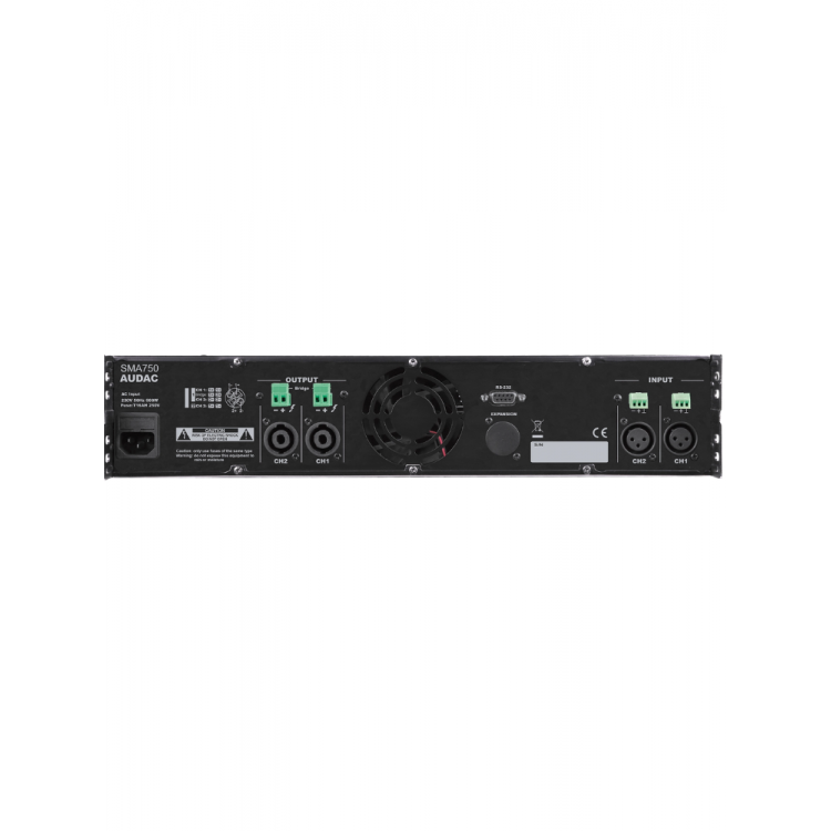 Audac SMA750 İki Kanallı Güç Amplifikatörü 2 x 750W