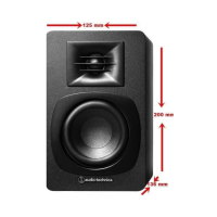 Audio-Technica AT-SP3X Bluetooth Aktif Hoparlör Çift Siyah