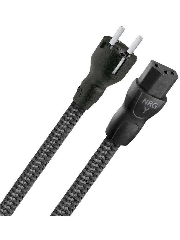 Audioquest NRG-Y3 Low-Distortion 3 Pole Power Cable 1mt.