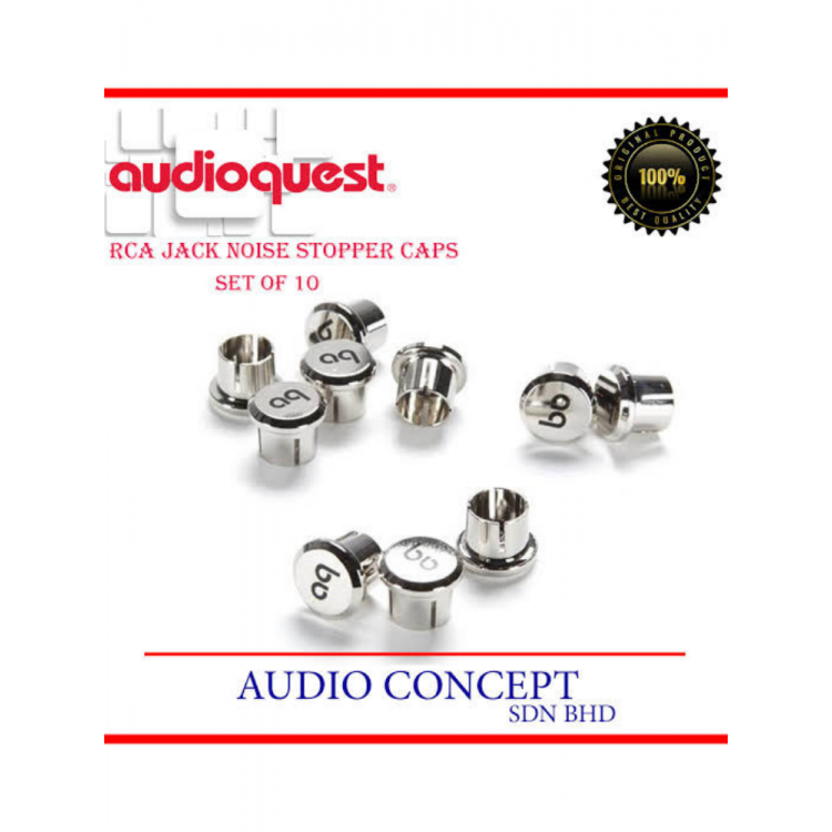 Audioquest RCA Protection Caps Set 10