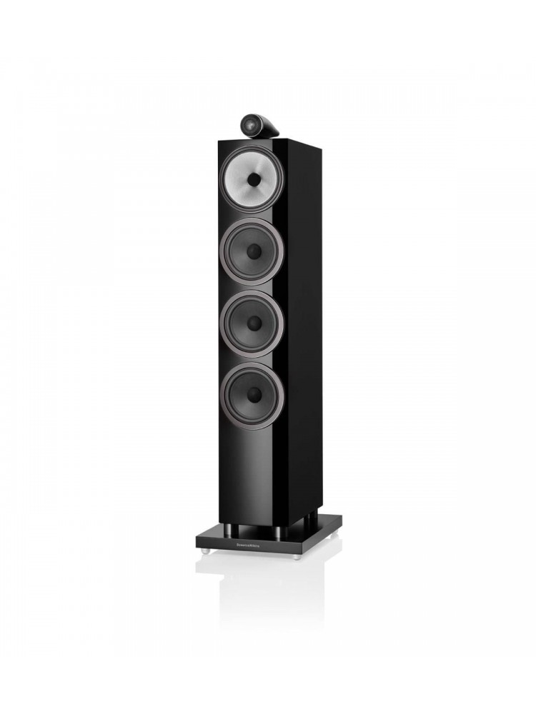 Bowers & Wilkins 702 S3 Kule Tipi Hoparlör Çift Piano Siyah