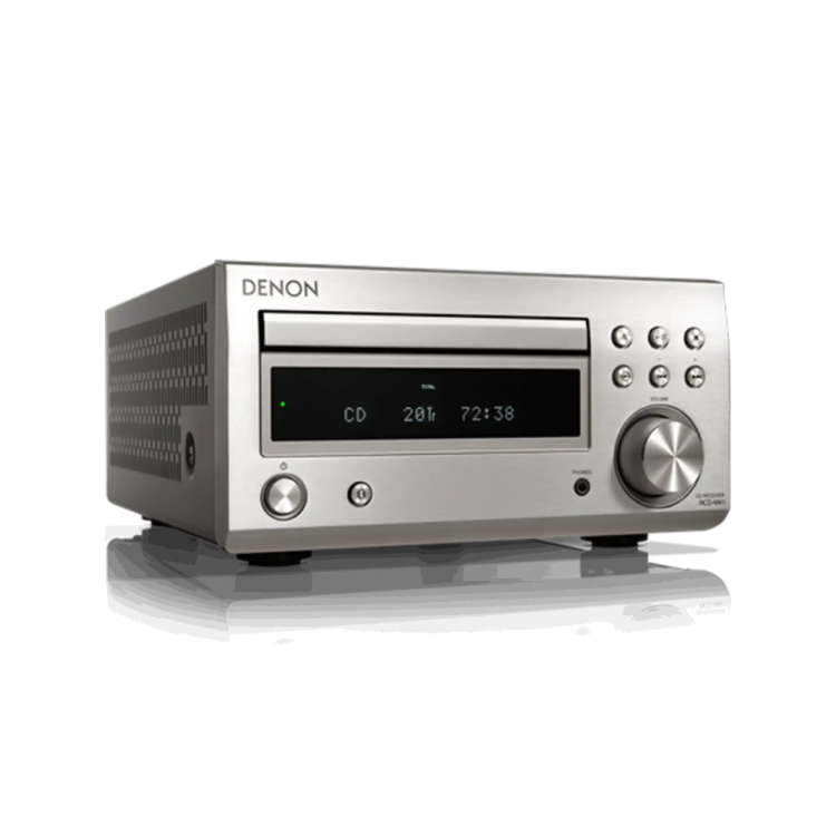 Denon RCD M 41 Micro HiFi CD&Bluetooth Receiver Silver