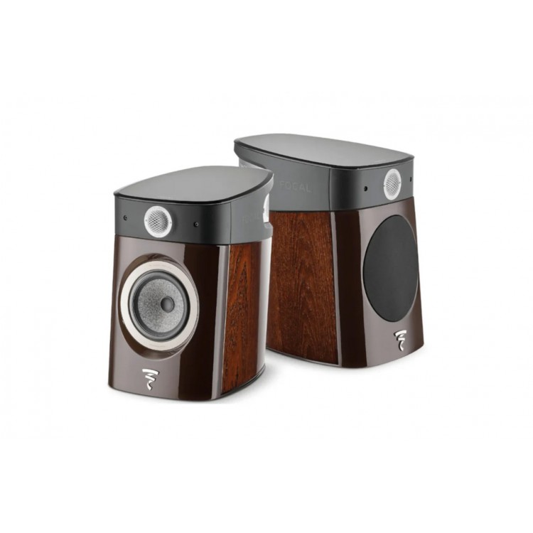Focal Sopra No1 Raf Tipi Hoparlör Çift Macassar Ebony