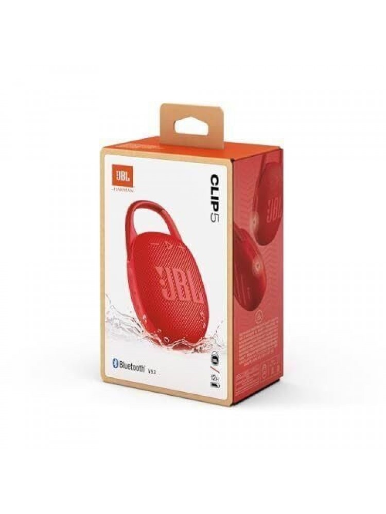 Jbl Clip5 Bluetooth Hoparlör,IP67,Kırmızı