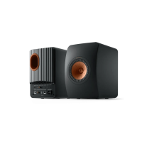 KEF LS50 Wireless II HiFi Aktif Hoparlör Çift Karbon Siyah