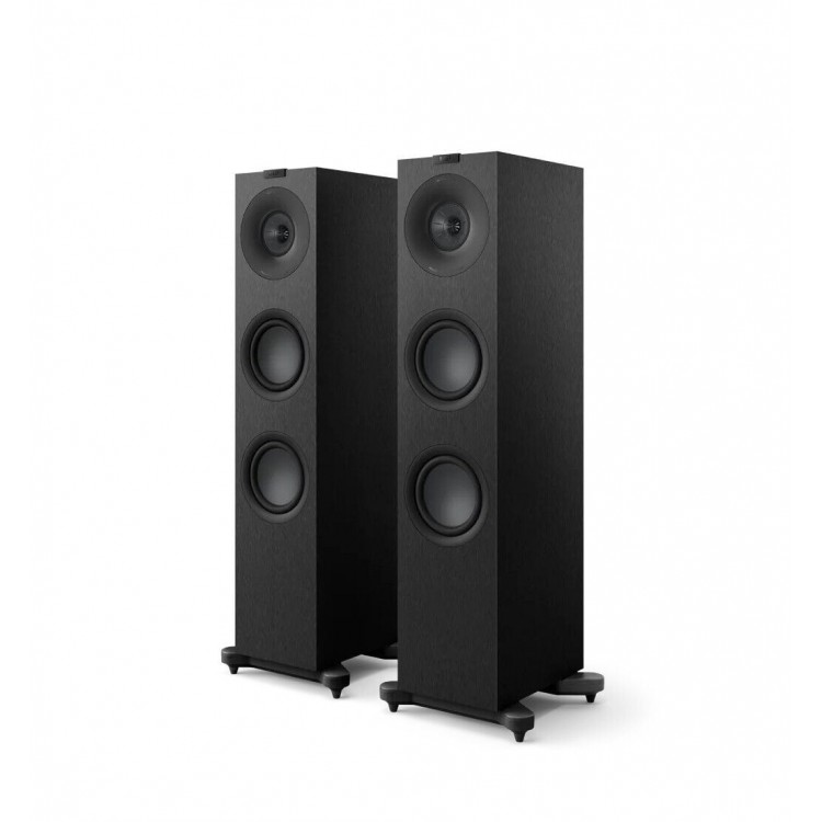 Kef Q7 Meta Kule Tipi Hoparlör Çift Saten Siyah