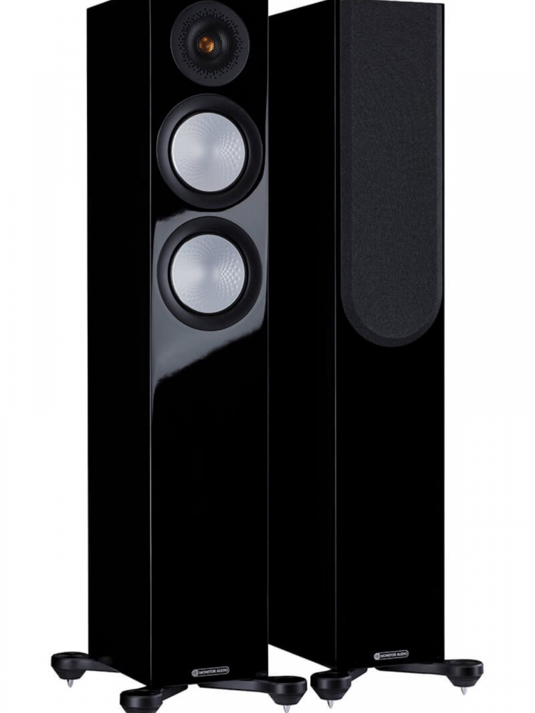 Monitor Audio Silver 200 7G Kule Tipi Hoparlör Çift Parlak Siyah