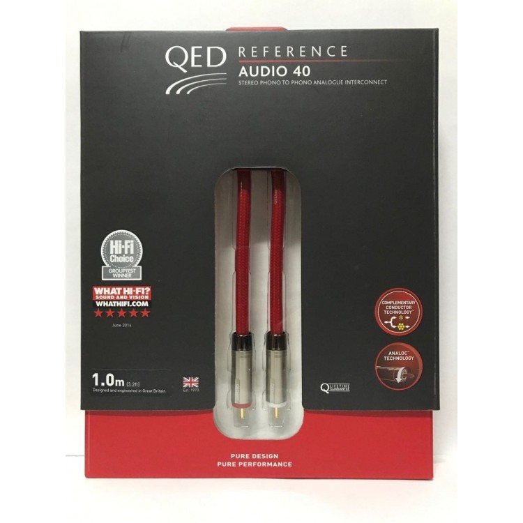 QED QE-2453 Reference Audio 40 Rca Interconnect Kablo 1mt