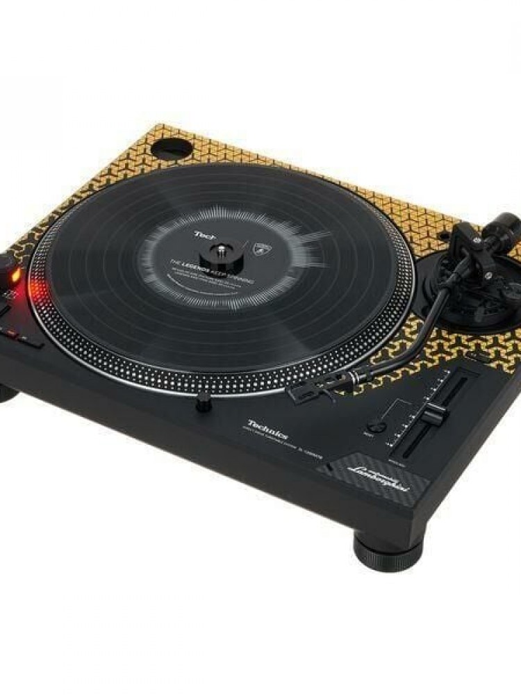 Technics SL-1200M7BEY Special Edition Lamborghini Direct Drive Turntable Sarı